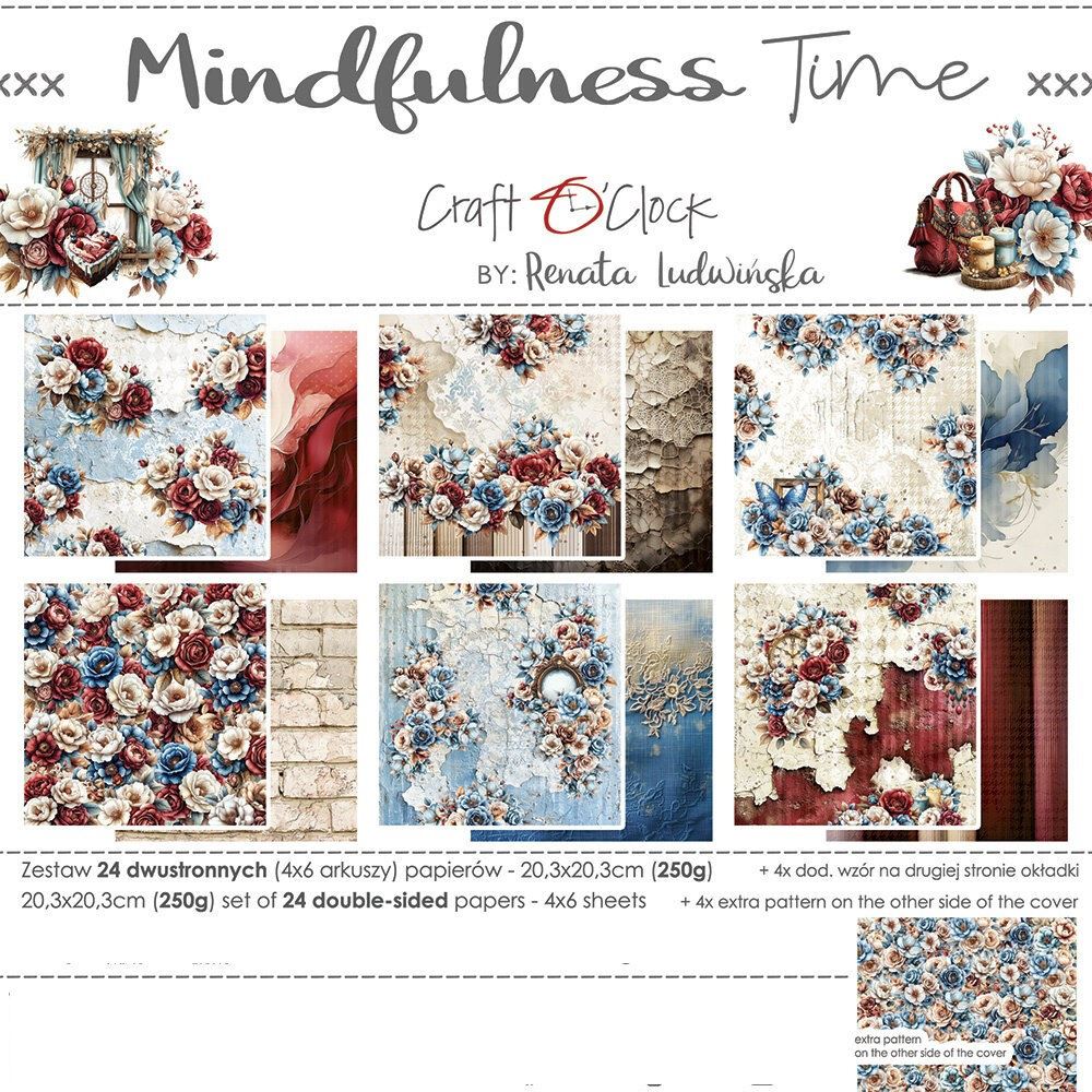 Blocco di carte scrap Mindfulness Time cm 20x20