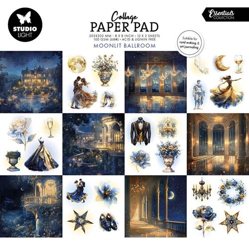 Blocco di carte scrap Moonlit Ballroom 20 x 20