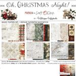 Blocco di carte scrap Oh Christmas Night Basic Set cm 20x20
