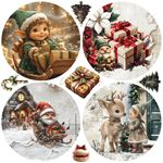 Blocco di carte scrap Oh Christmas Night cm 15x15