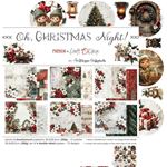 Blocco di carte scrap Oh Christmas Night cm 30 x 30