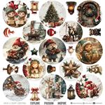 Blocco di carte scrap Oh Christmas Night cm 30 x 30