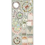 Blocco di carte scrap Spring in Love Extras Set Mix cm 15 x 31