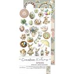 Blocco di carte scrap Spring in Love Extras Set Mix cm 15 x 31