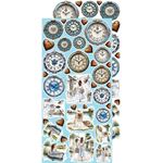 Blocco di carte scrap Summer Adventures Extras Set Chill & Relax cm 15 x 31