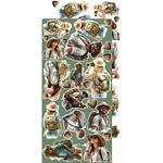 Blocco di carte scrap Summer Adventures Extras Set Trip & Adventure cm 15 x 31