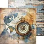 Blocco di carte scrap Summer Adventures Medium Set cm 20x20
