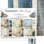 Blocco di carte scrap Summer Adventures Basic Set cm 20x20