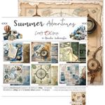 Blocco di carte scrap Summer Adventures cm 30 x 30