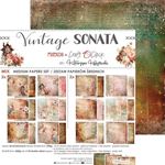 Blocco di carte scrap Vintage Sonata Medium Set cm 20x20