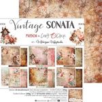 Blocco di carte scrap Vintage Sonata cm 15x15