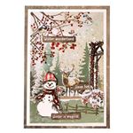 Blocco di carte scrap Winter Woodland A4