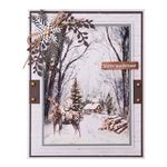 Blocco di carte scrap Winter Woodland A4