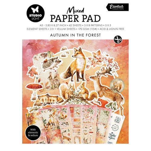 Blocco di cartoncini Autumn in the Forest A5