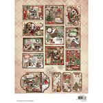 Blocco di cartoncini Card Making Cottage Christmas A4