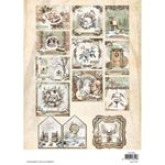 Blocco di cartoncini Card Making Winter Woodland A4