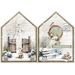 Blocco di cartoncini Card Making Winter Woodland A4