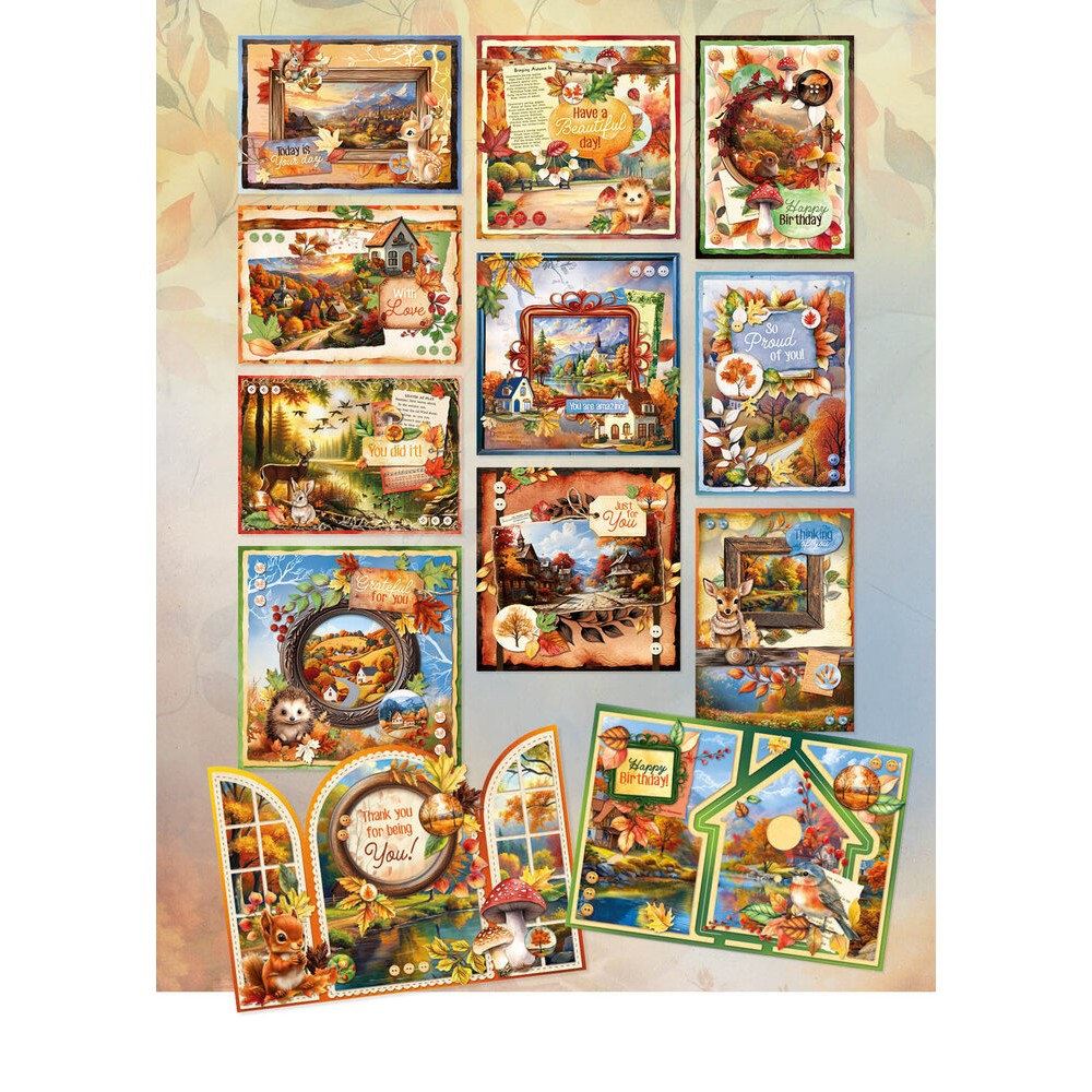 Blocco di cartoncini Charming Autumn Card A4