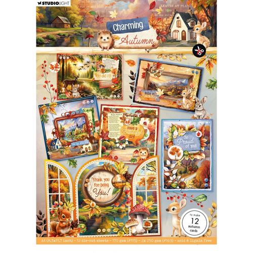 Blocco di cartoncini Charming Autumn Card A4