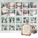 Blocco di cartoncini Christmas Blush 20x20