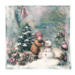 Blocco di cartoncini Christmas Blush 20x20