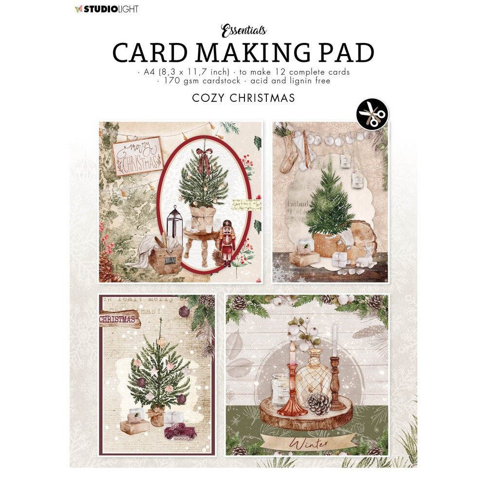Blocco di cartoncini Cozy Chritmas A4