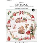 Blocco di cartoncini Gingerbread Christmas A4