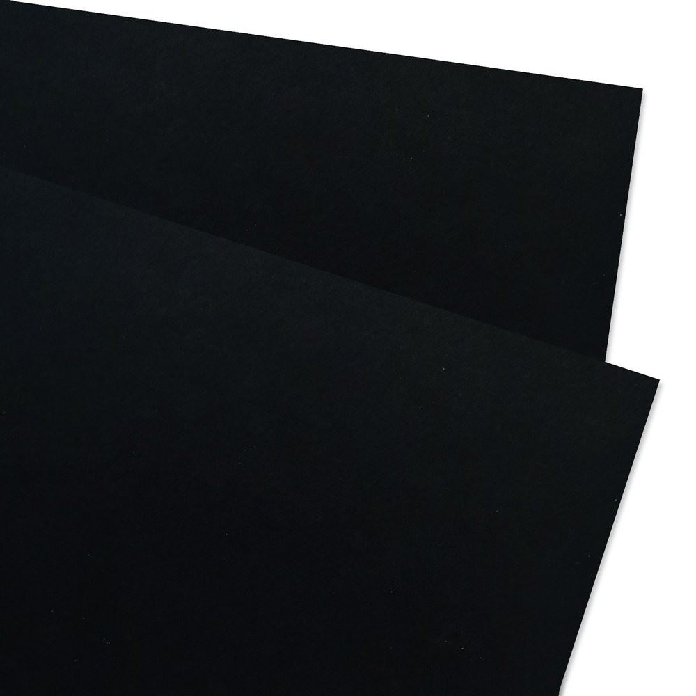 Confezione da 10 cartoncini colore nero dimensioni 50 x 65 180 g 