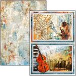 Blocco di cartoncini Scrap A4 Blue Note