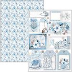 Blocco di cartoncini Scrap A4 Elegance of Blue
