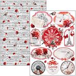 Blocco di cartoncini Scrap A4 Paris Je t’aime