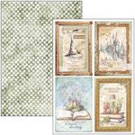 Blocco di cartoncini Scrap A4 Wizard Accademy
