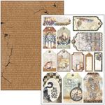 Blocco di cartoncini Scrap A4 Wizard Accademy