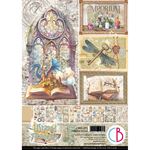 Blocco di cartoncini Scrap A4 Wizard Accademy