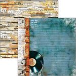 Blocco di cartoncini Scrap Blue Note 15 x 15