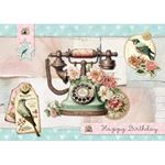 Blocco di cartoncini Shabby Chic A4