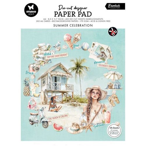 Blocco di cartoncini Summer Celebration A4