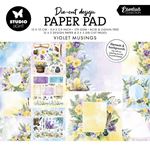 Blocco di cartoncini e die cut Violet Musings