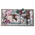 Blocco di cartoncini colorati Christmas Blush 15x30