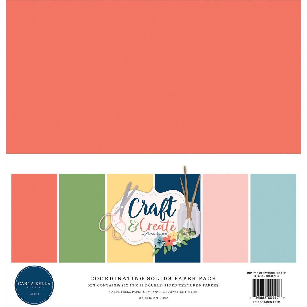 Blocco di cartoncini colorati Craft & Create