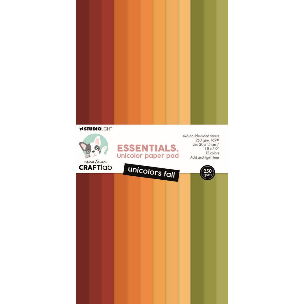Blocco di cartoncini colorati Fall Essential Tinta Unita