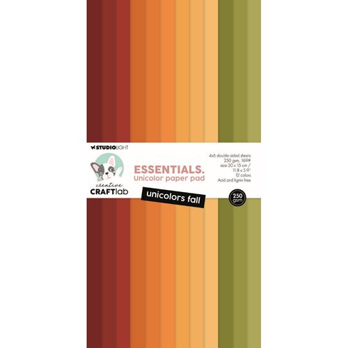 Blocco di cartoncini colorati Fall Essential Tinta Unita
