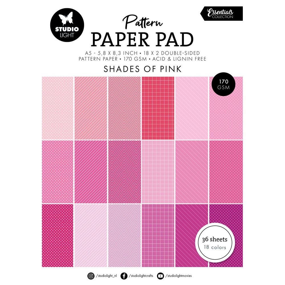 Blocco di cartoncini colorati fantasia Rosa A5