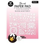 Blocco di cartoncini pretagliati Bloom & Butterfly A5