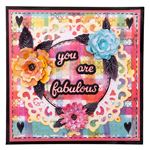 Blocco di cartoncini pretagliati Rose & Petal A5