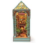 Book Nook My Tiny World Botanic – Kit Miniatura 3D in legno serra con luci LED