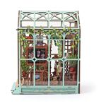Book Nook My Tiny World Botanic – Kit Miniatura 3D in legno serra con luci LED