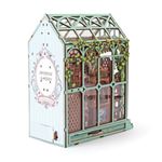Book Nook My Tiny World Botanic – Kit Miniatura 3D in legno serra con luci LED