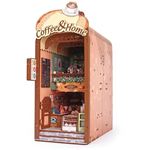 Book Nook My Tiny World Cosy Coffee – Kit Miniatura 3D in legno con luci LED