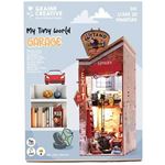 Book Nook My Tiny World Garage – Kit Miniatura 3D in legno con luci LED